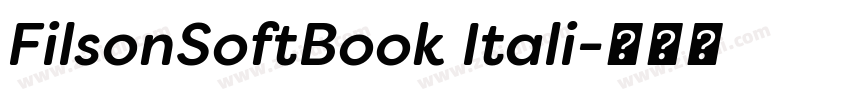 FilsonSoftBook Itali字体转换 FilsonSoftBook Itali字体转换